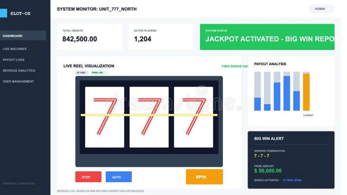 EM777 Login Portal and Player Authentication Dashboard